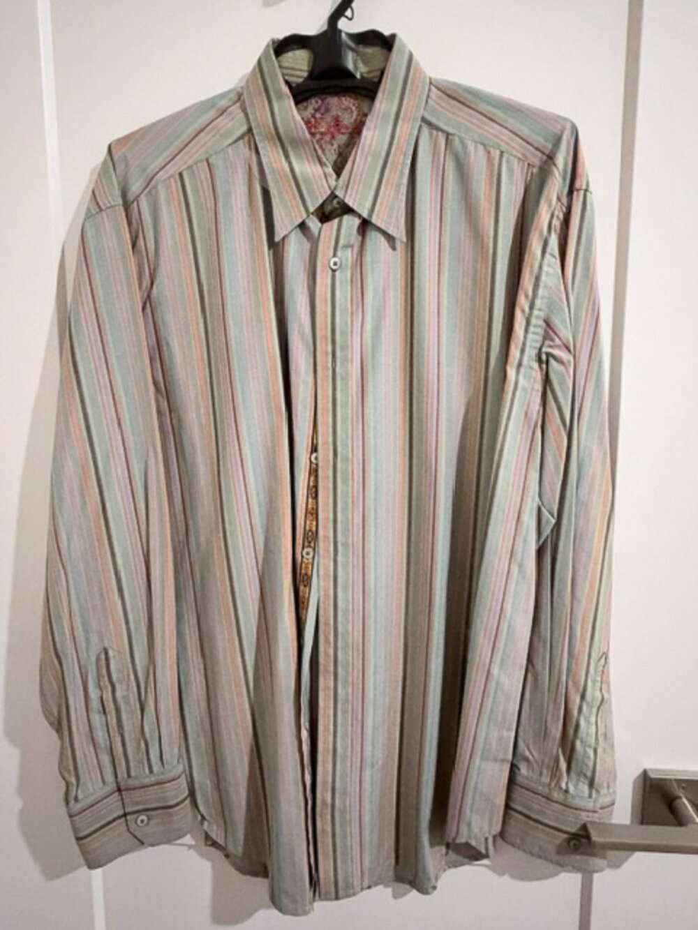Robert Graham - Stripped Dress Shirt - 2XL